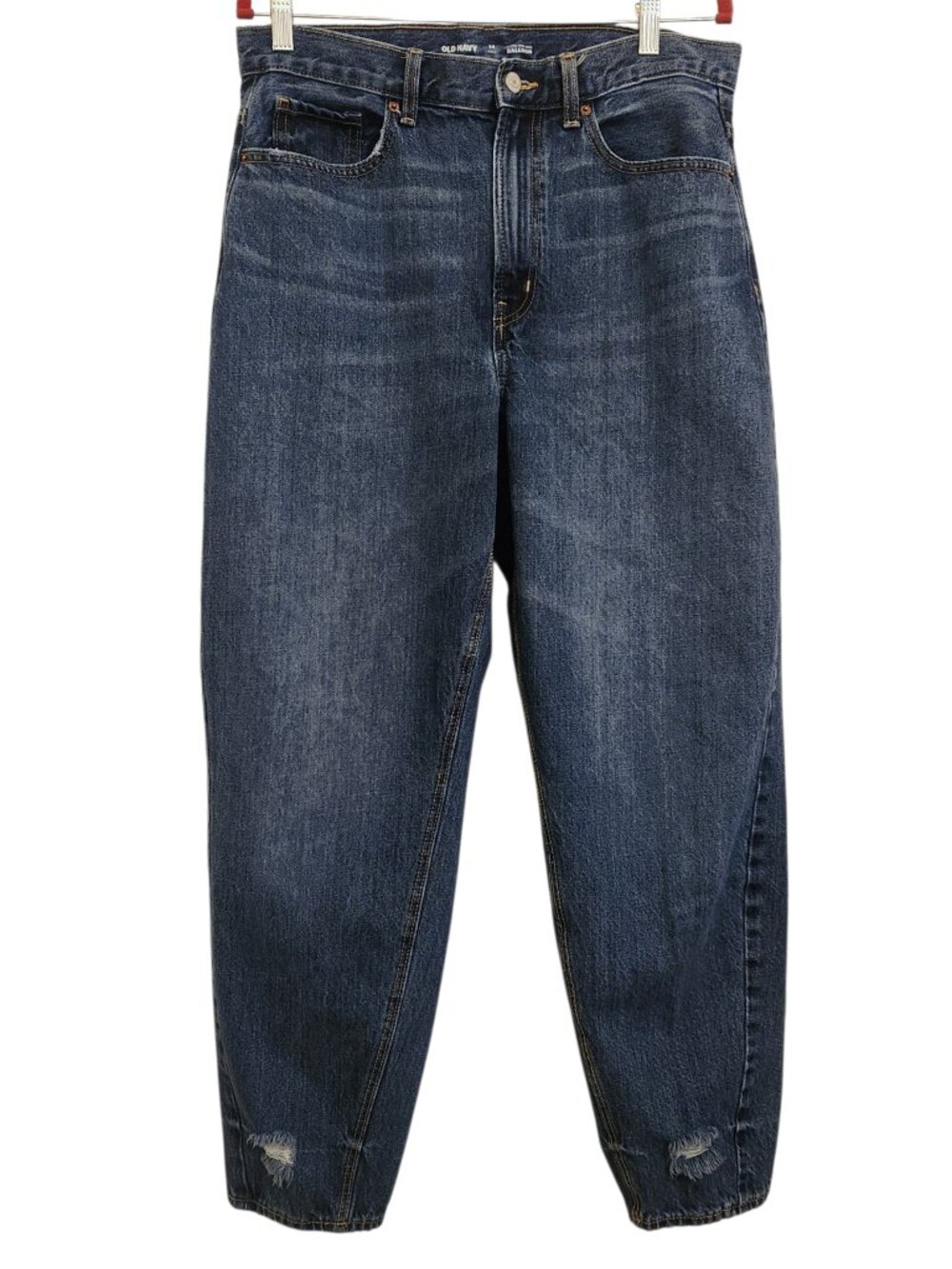 Old Navy Extra High Rise Balloon Jeans Dark Wash Indigo Size 14T